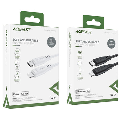 Acefast C3-01 usb-c to lightning TPE cable (1.2m)