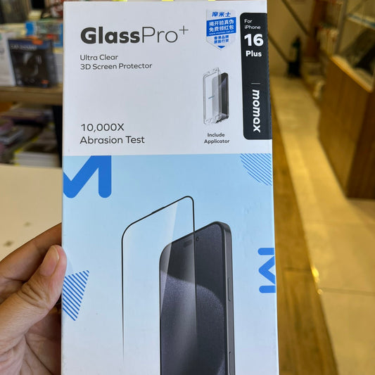 MOMAX GLASS PRO PLUS 0.3MM PREMIUM TEMPERED GLASS FOR IPHONE 16