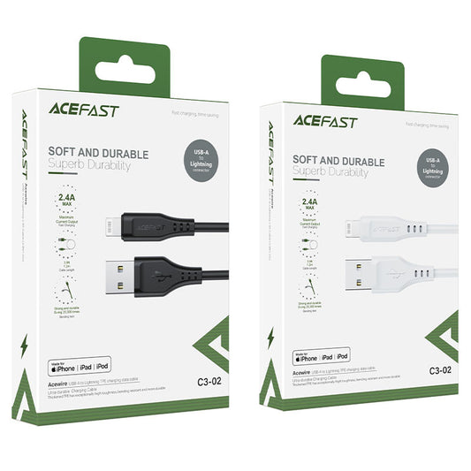 Acefast C3-02 usb-a to lightning TPE cable (1.2M)