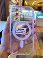 Goospery Magsafe Jel Hard Case for Iphone 16 Series Clear