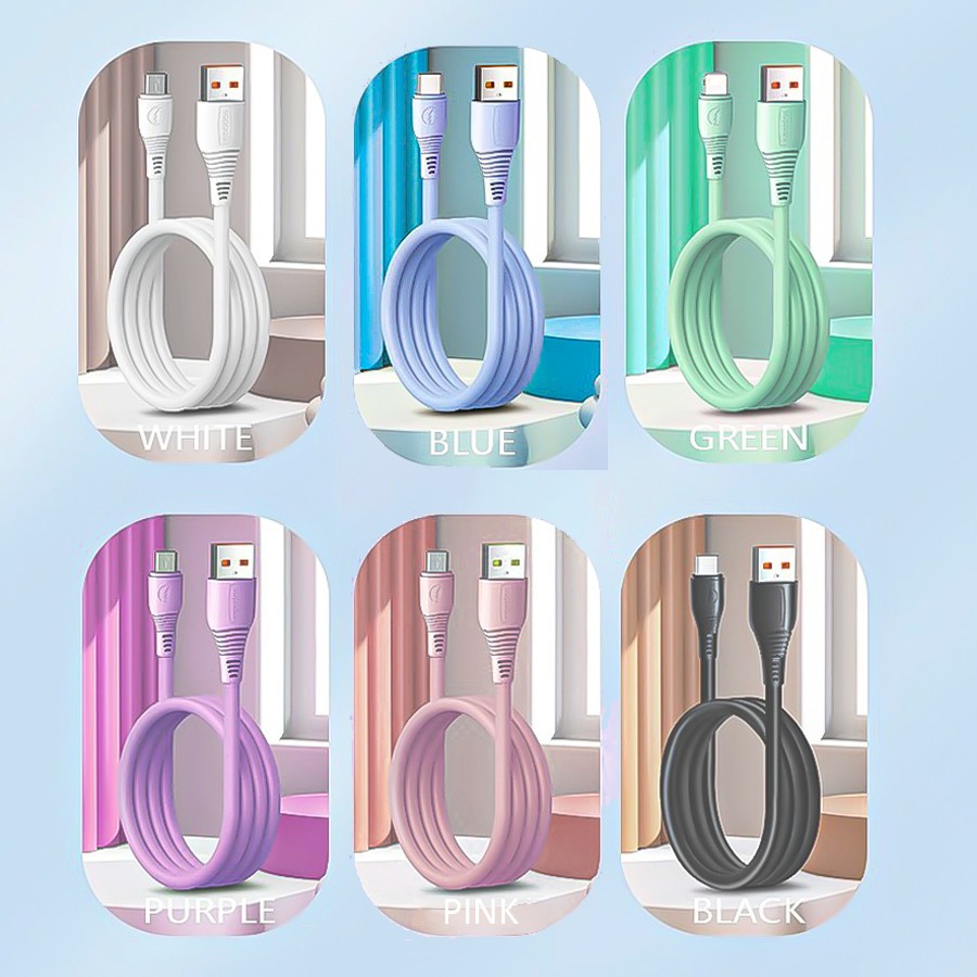Abodos AS-DS350i Lightning USB Macaron Cable (1M)