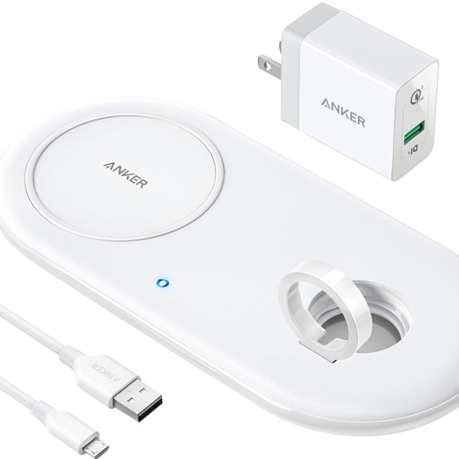 Anker Powerwave Plus Pad with watch holder wireless charging kit