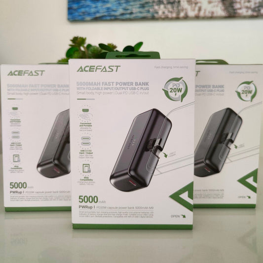 Acefast M9 5000 mAh PD 20W Powerbank Black