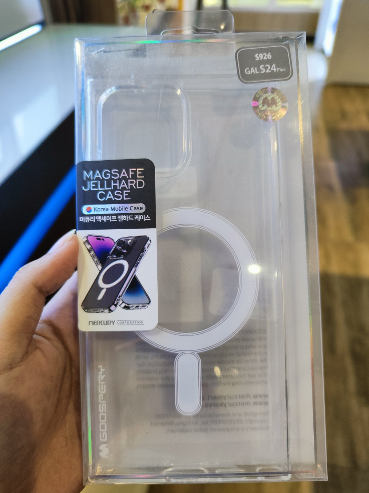 Goospery Magsafe Jel Hard Case for Galaxy S24 Series Clear