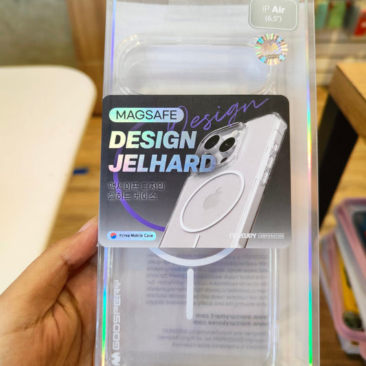 Goospery Magsafe Jel Hard Case for phone 17 Series Clear