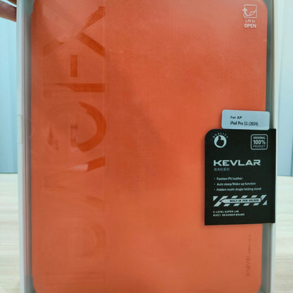 X-LEVEL KEVLAR CASE FOR IPAD PRO 11INCH (M4) ORANGE