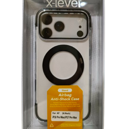 X-LEVEL AIRBAG STAND CASE FOR IPHONE 17 PRO MAX/18 PRO MAX