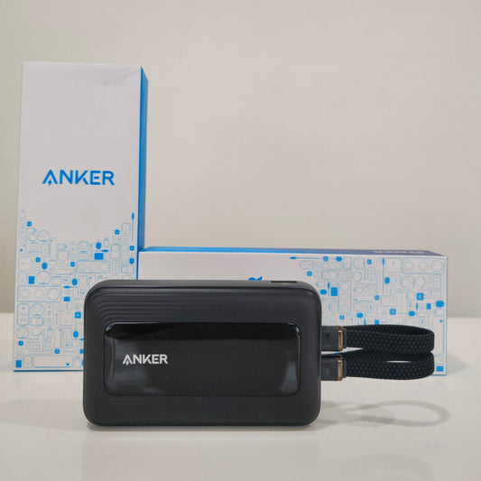 Anker Zolo 10000 mAh 30W Powerbank with Built-in Cable  (A110L) Black